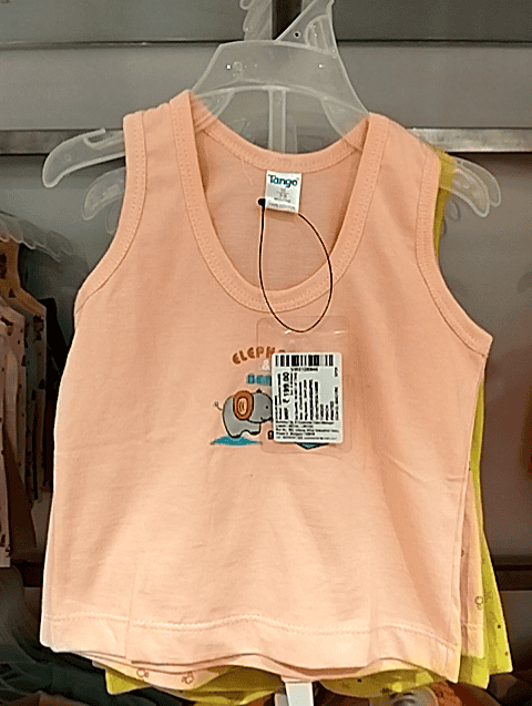 peach cotton single jersey twin sets & dungree - 21195030 - Zoom Image - 0