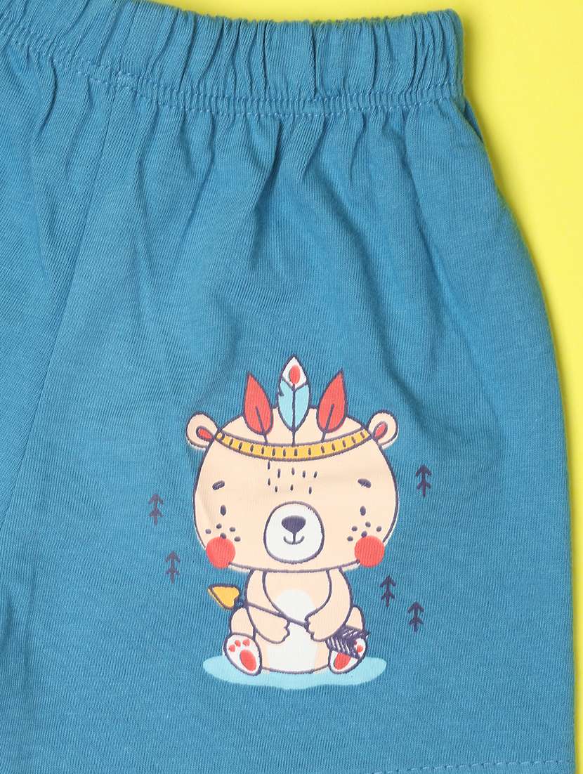 boys printed vest & shorts sets - 21195049 -  Standard Image - 3