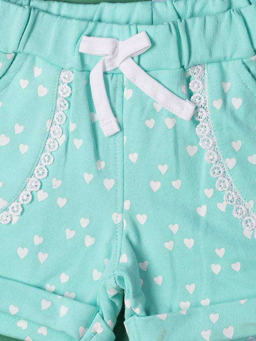 kids white cotton top & shorts set - 21195155 - Standard Image - 3