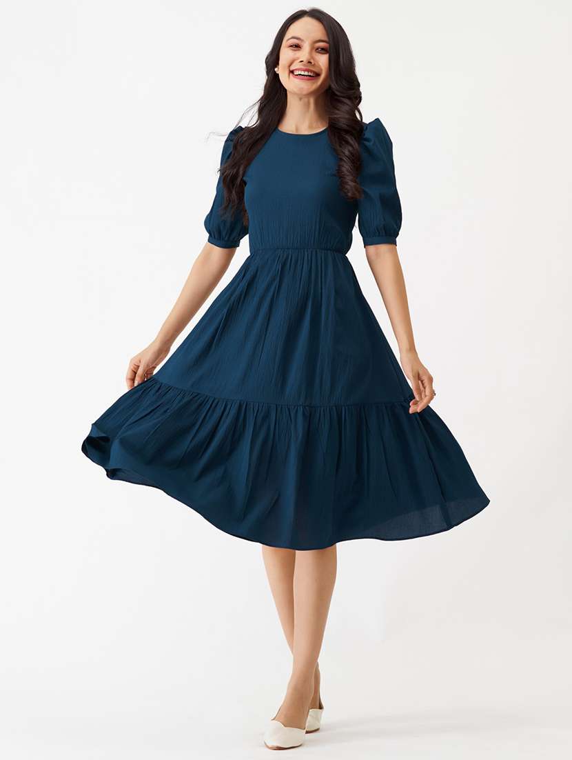 women solid casual western dress - 21220711 - Zoom Image - 0