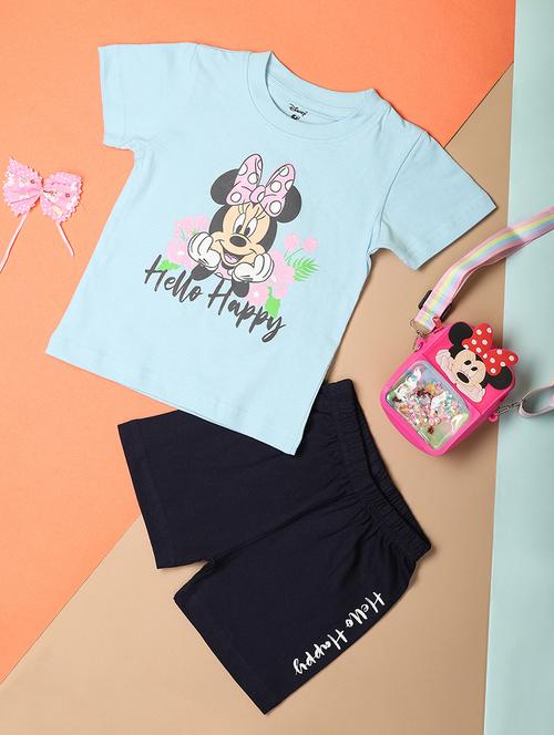 girls printed casual wear short set - 21220911 - Standard Image - 0