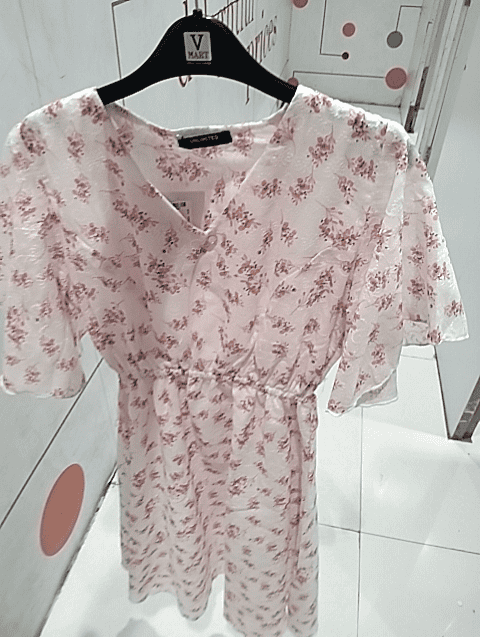 pink polyester dress - 21220935 -  Standard Image - 0