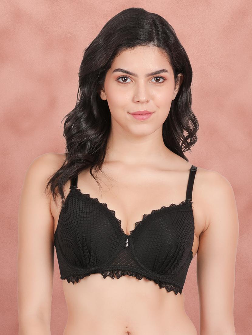 black lace balconette bra - 21221102 - Zoom Image - 0