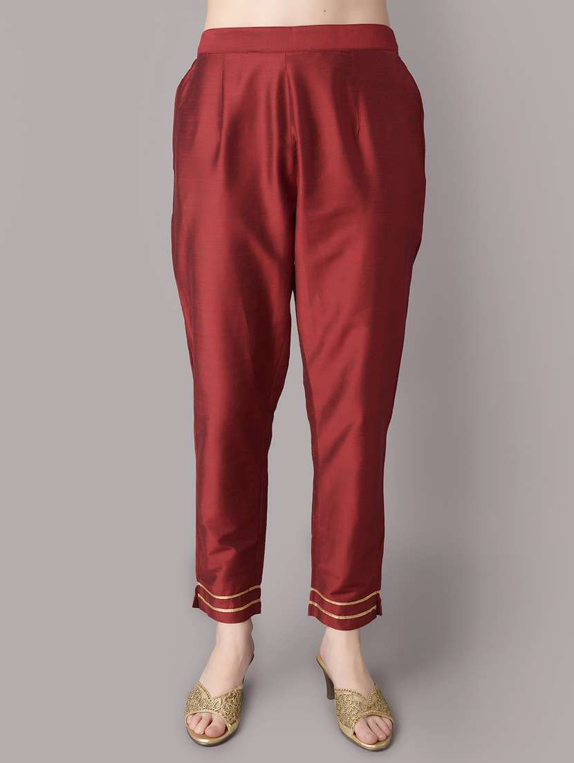 women black printed notch neck kurta pant set - 21221463 -  Standard Image - 5