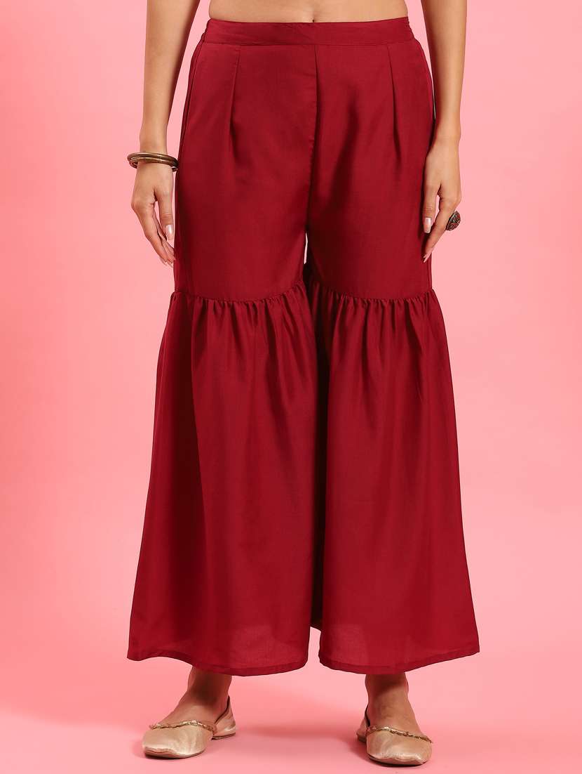 pink kurta sharara set - 21221500 - Standard Image - 5