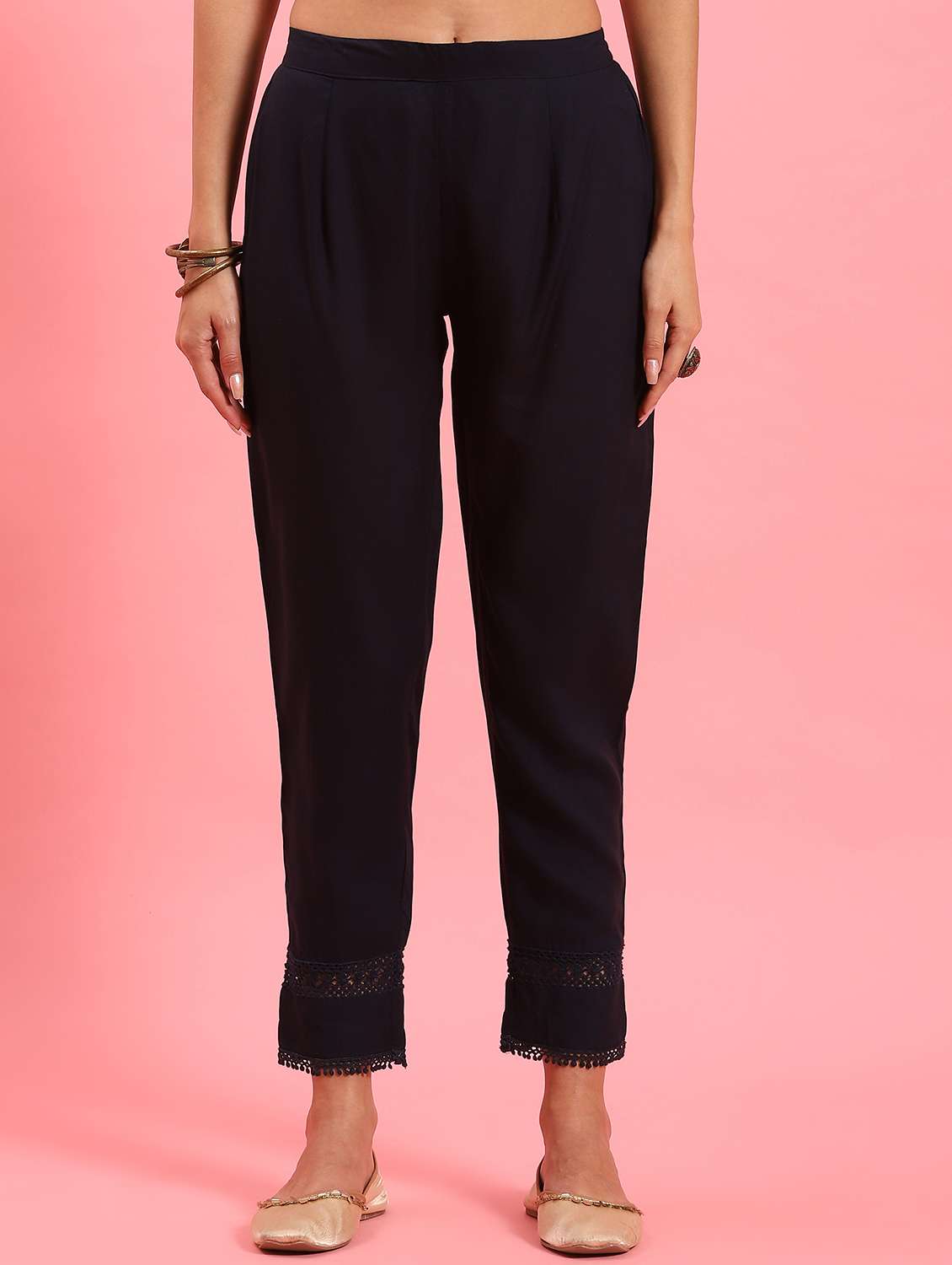 women tie & dye round neck kurta pant set - 21221578 -  Standard Image - 3