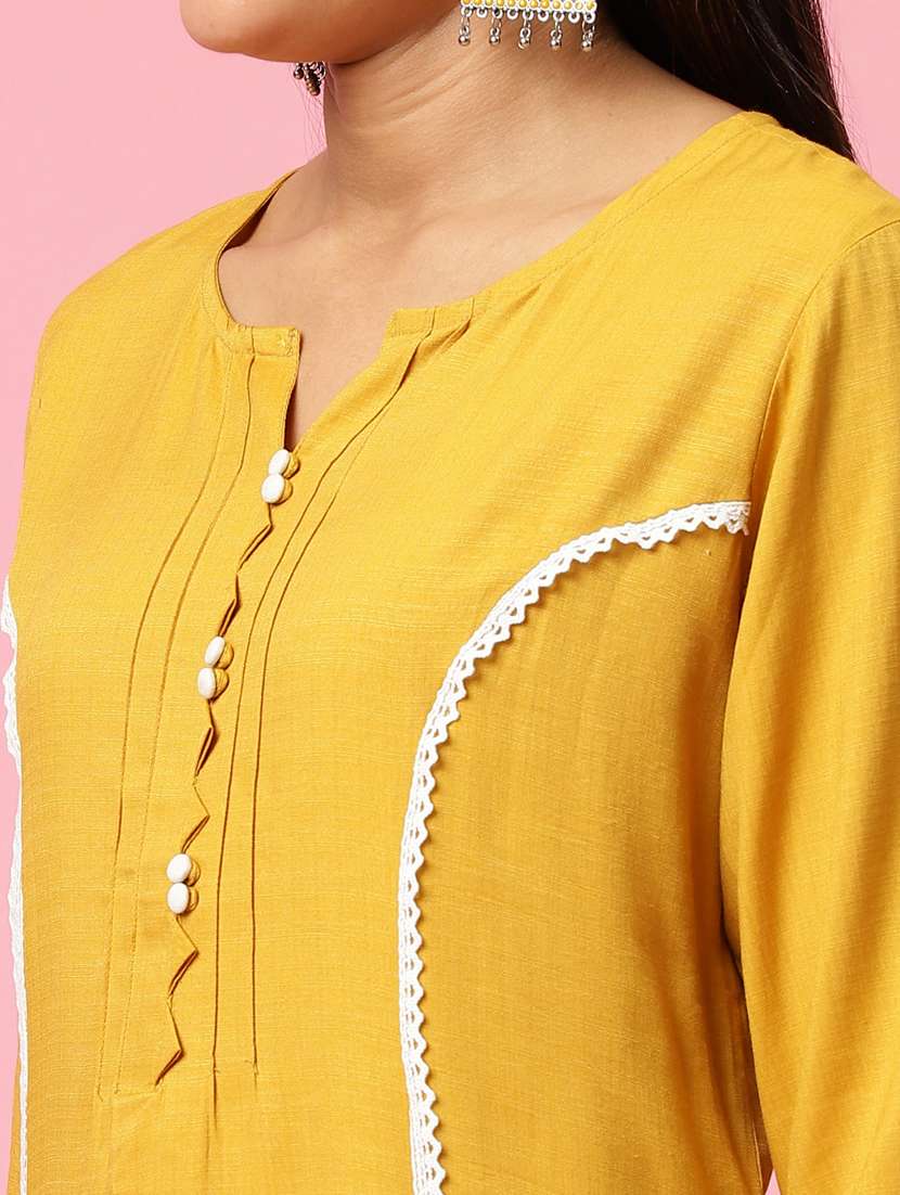 women solid kurta pant set with dupatta - 21221611 - Standard Image - 5