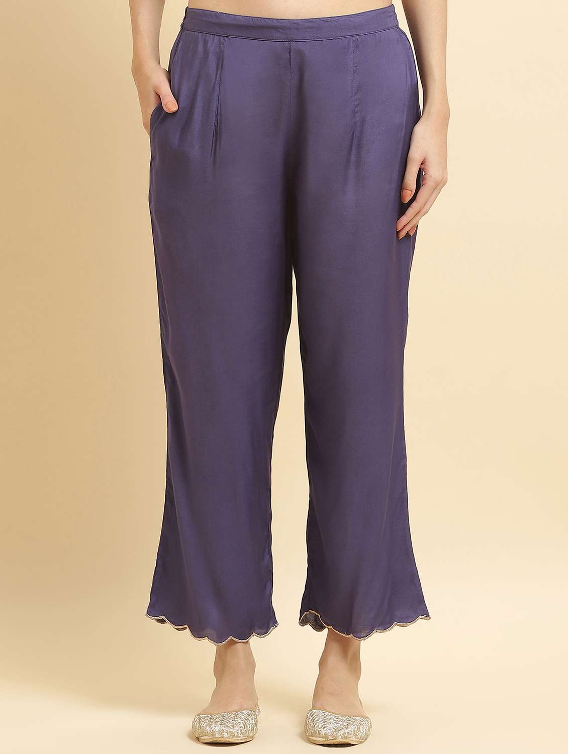 women three quarter sleeve kurta pant with dupatta set - 21221848 -  Standard Image - 5