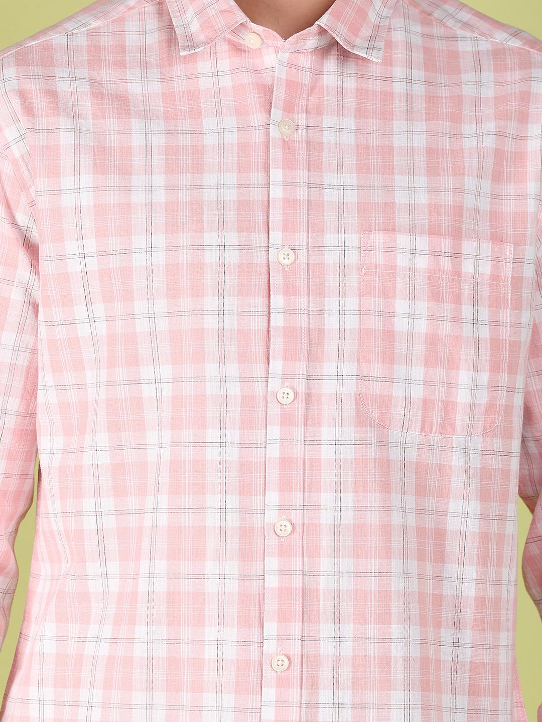 light pink lyocell casual shirt - 21222382 - Standard Image - 5