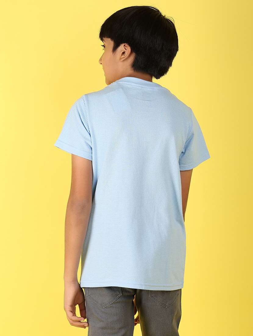 boys blue cotton t-shirt - 21222447 -  Standard Image - 3
