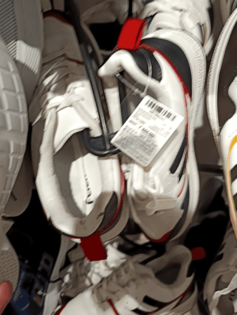 red pu (polyurethane) shoes - 21222760 - Zoom Image - 0
