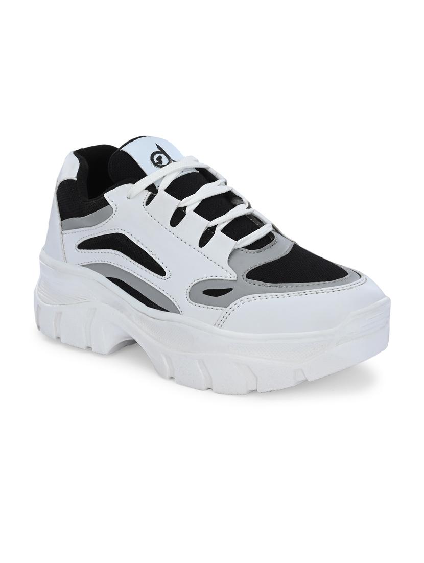 multi colored synthetic laceup casual shoes - 21223644 -  Zoom Image - 0