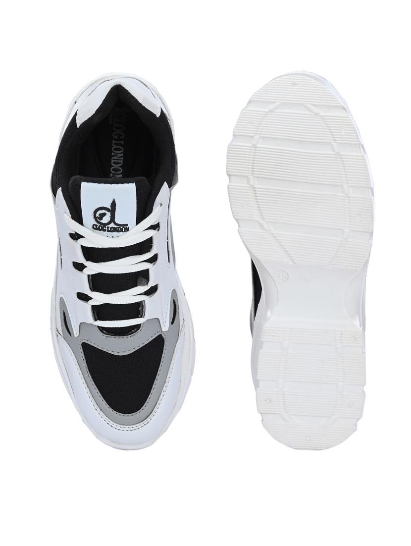 multi colored synthetic laceup casual shoes - 21223644 -  Standard Image - 3