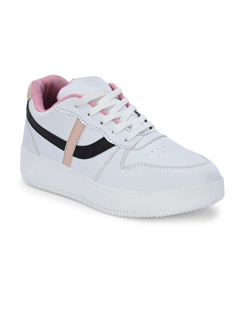 multi colored synthetic laceup casual shoes