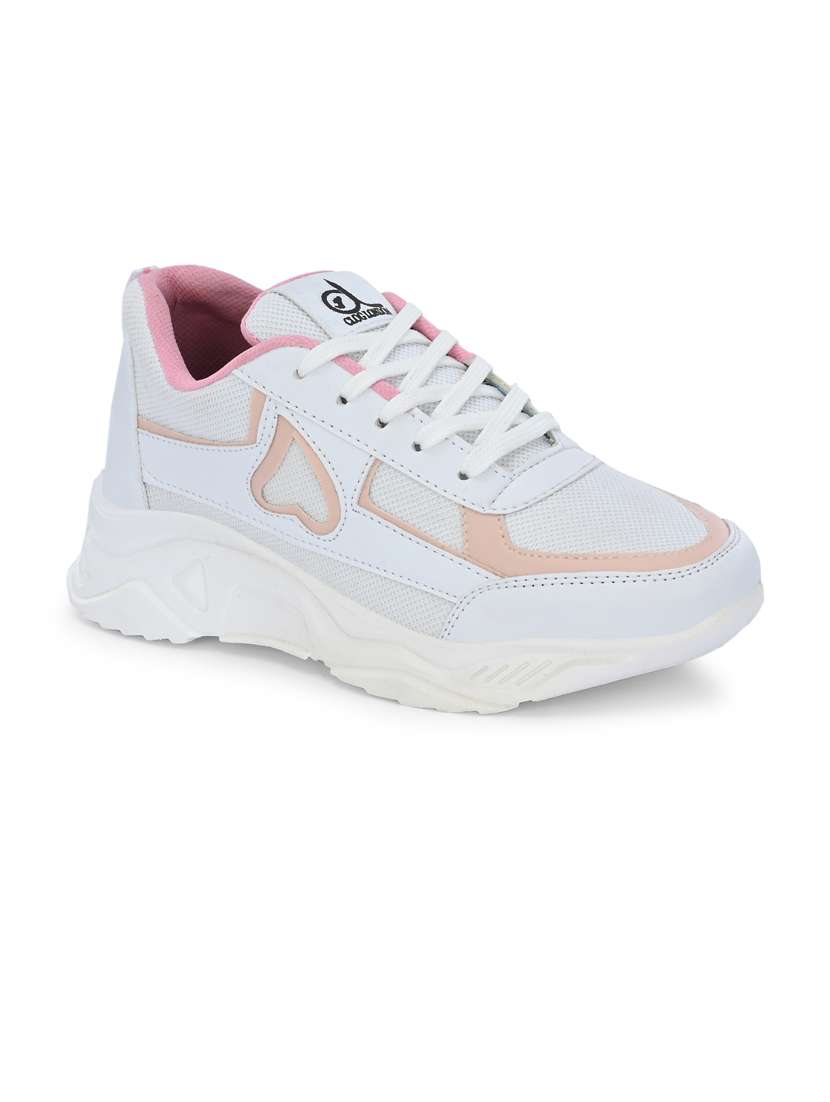 multi colored synthetic laceup casual shoes