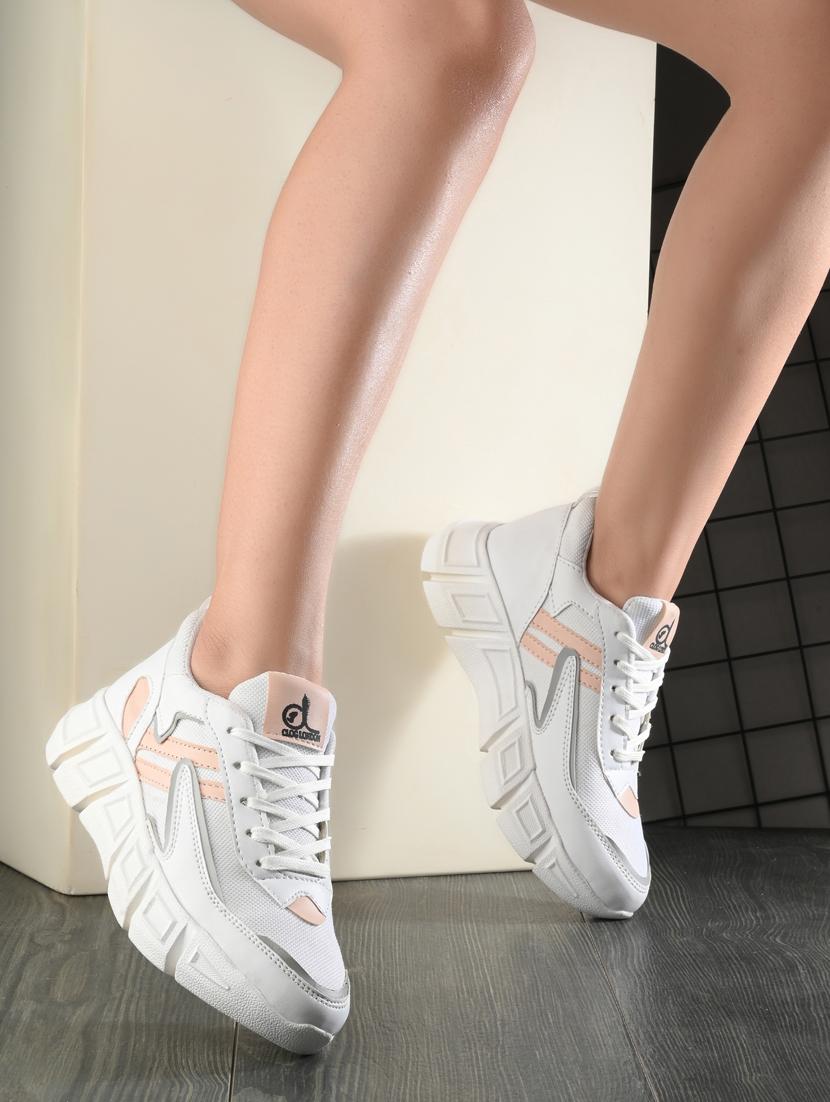 multi colored synthetic laceup casual shoes - 21223650 - Standard Image - 5