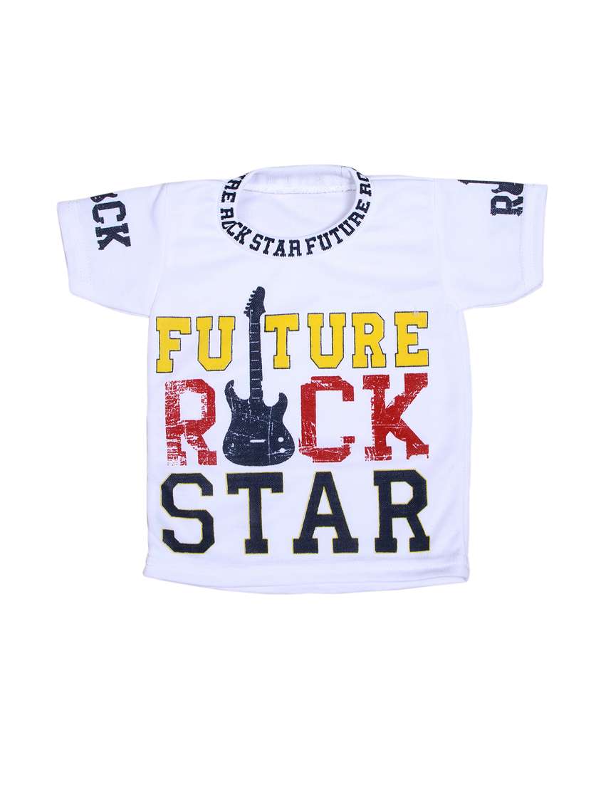boys round neck printed denim dungree - 21224199 -  Standard Image - 3