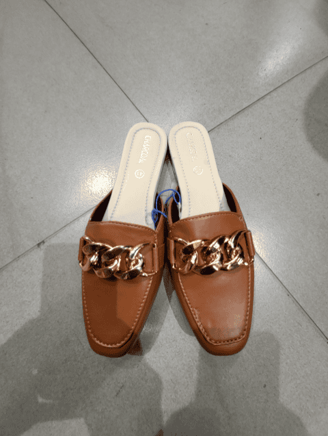 tan pu (polyurethane) mules - 21224286 - Standard Image - 0