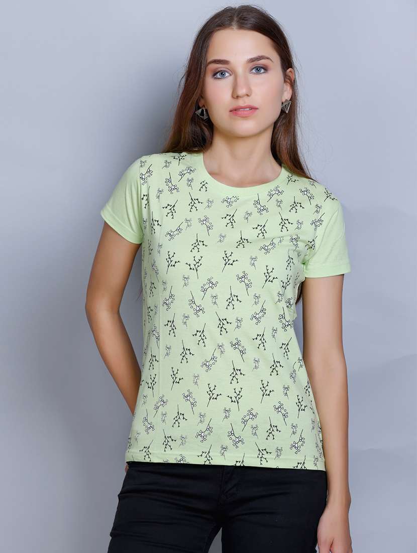 women round neck short sleeves t-shirt - 21224989 - Zoom Image - 0