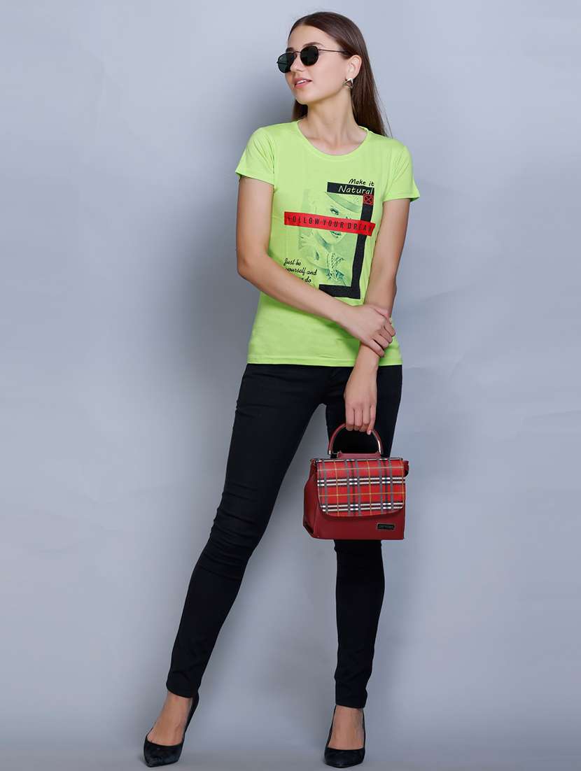 women round neck short sleeves t-shirt - 21224990 -  Standard Image - 3