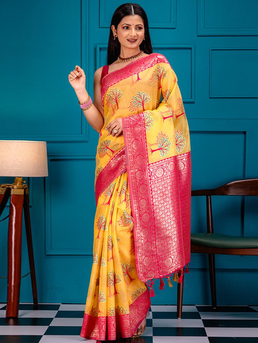 women self design bordered saree with blouse - 21227257 - Zoom Image - 0