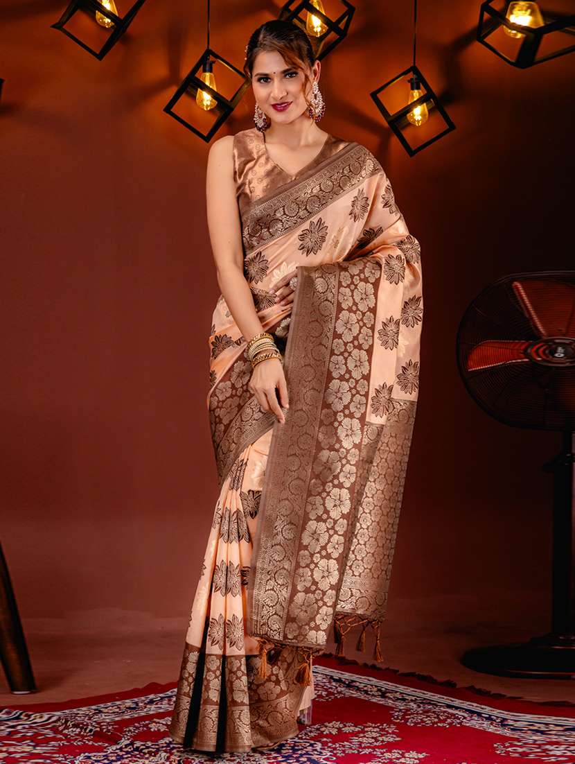 women self design banarasi saree - 21227291 - Zoom Image - 0