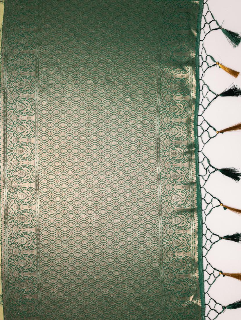 women self design kanjivaram saree with blouse - 21227297 - Standard Image - 3