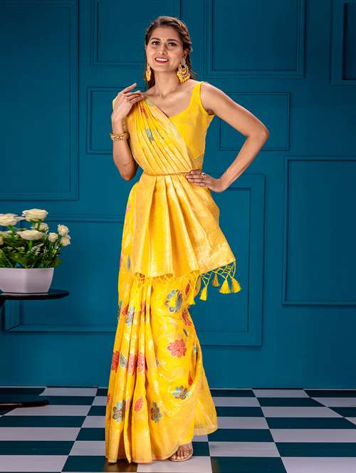 women self design banarasi saree - 21227319 - Standard Image - 0