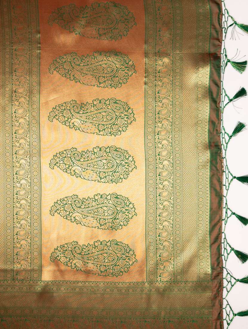 women self design kanjivaram saree with blouse - 21227367 -  Standard Image - 3