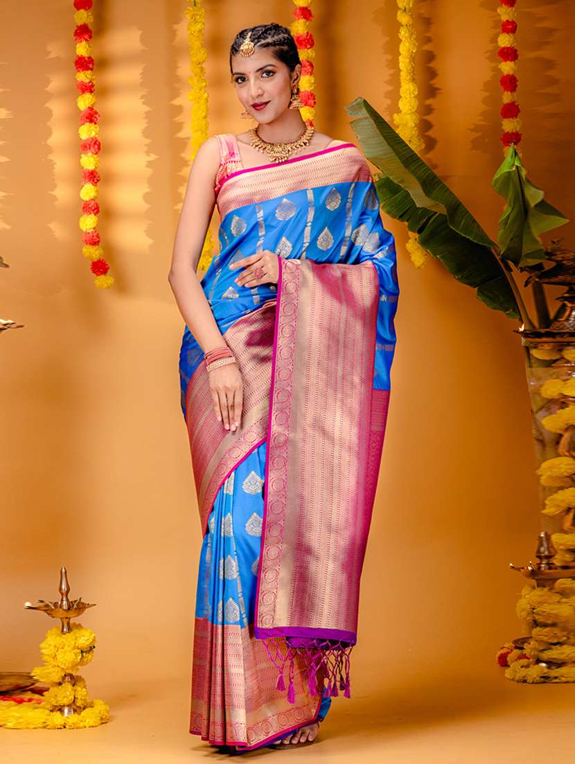 women self design kanjivaram saree - 21227369 - Zoom Image - 0