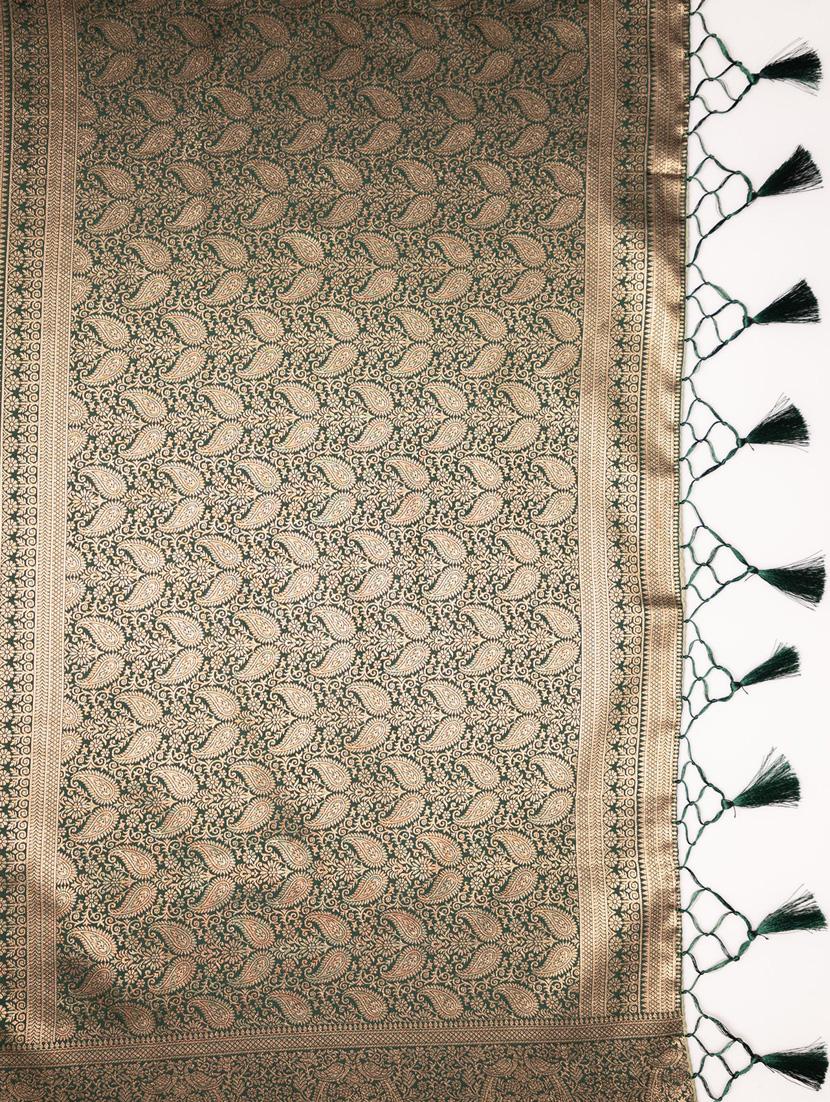 women self design kanjivaram saree with blouse - 21227377 - Standard Image - 3
