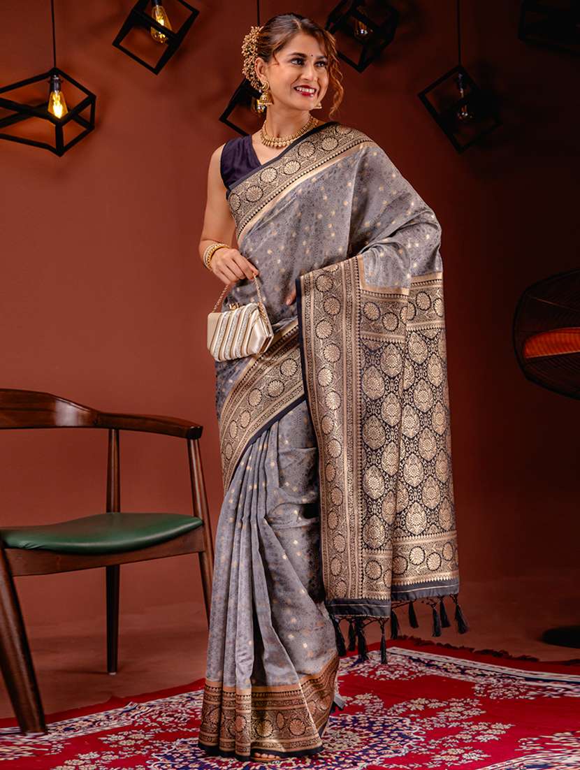 women self design kanjivaram saree - 21227379 - Zoom Image - 0