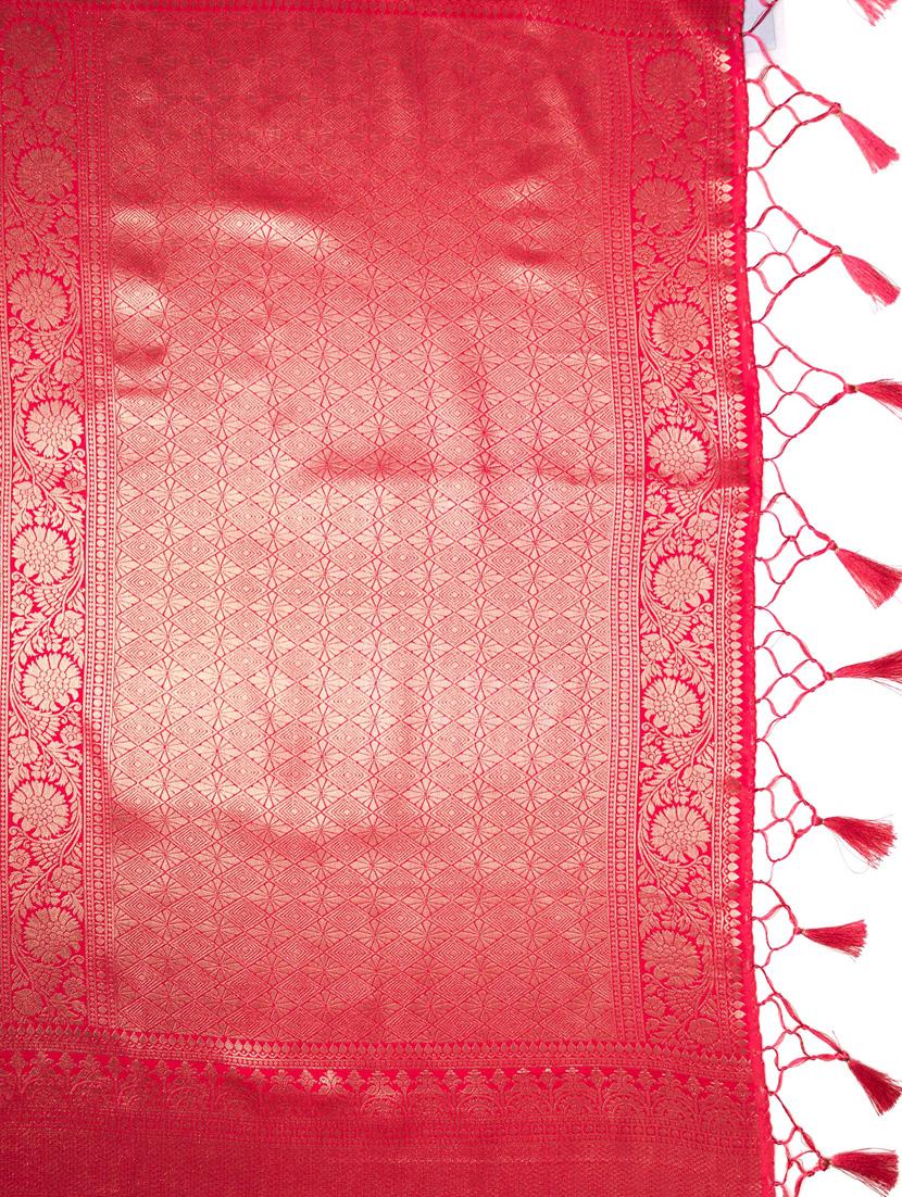 pink art silk kanjivaram saree with blouse - 21227414 - Standard Image - 3