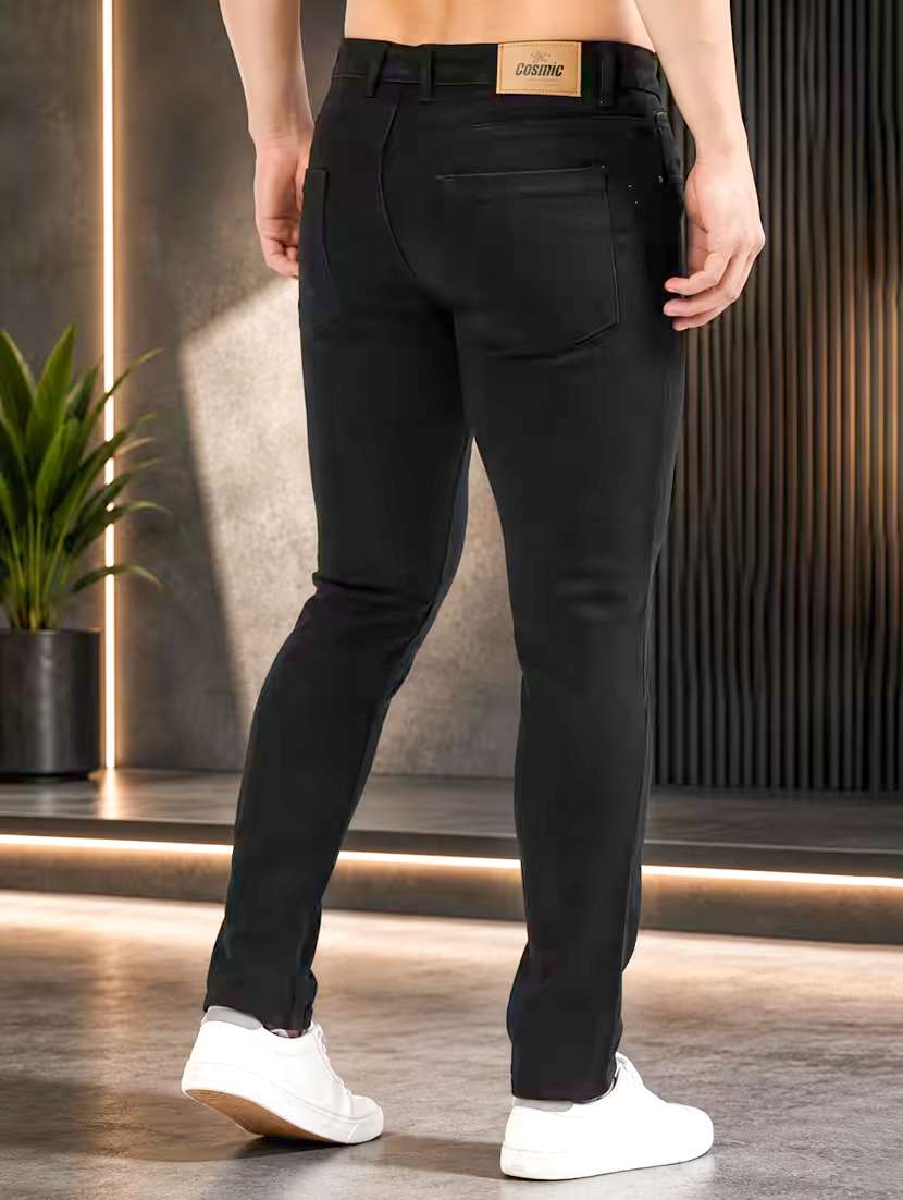 men distress mid rise full length skinny fit jeans - 21227458 -  Standard Image - 3