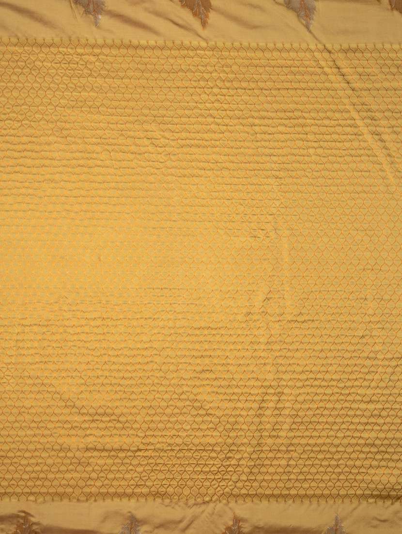 gold art silk kanjivaram saree with blouse - 21227529 -  Standard Image - 3