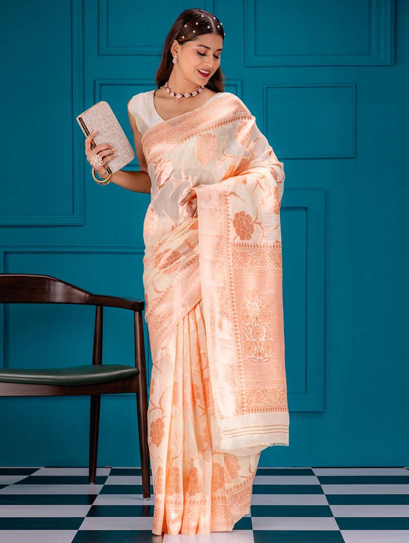 women self design banarasi saree - 21227549 - Zoom Image - 0