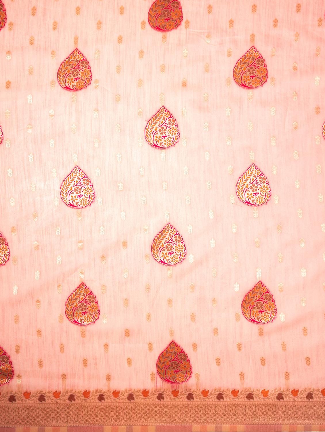 women self-designed handloom saree with blouse - 21227629 - Standard Image - 3