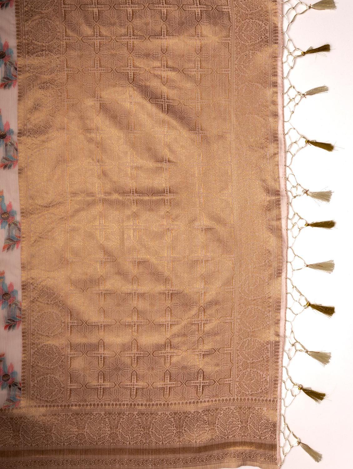 women self design handloom saree - 21227638 - Standard Image - 3