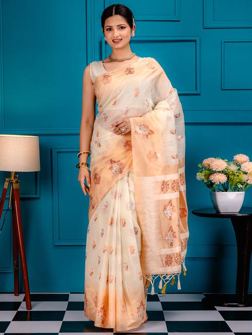 women self design handloom saree - 21227642 - Standard Image - 0