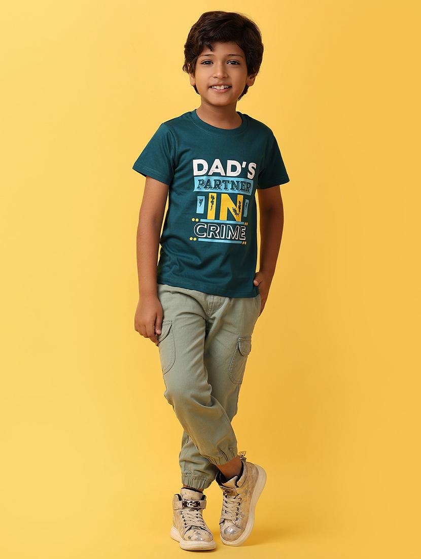 boys round neck front print t-shirt - 21230171 - Standard Image - 5