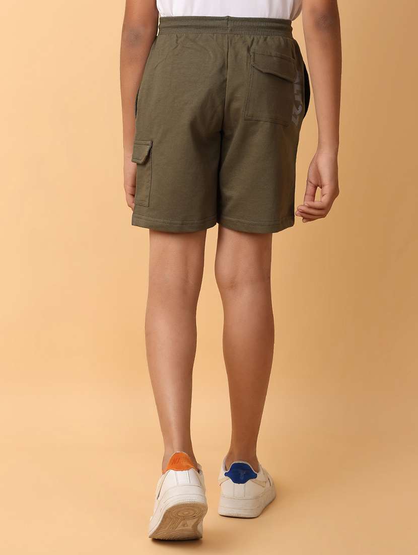 boys cotton solids shorts - 21230208 -  Standard Image - 3