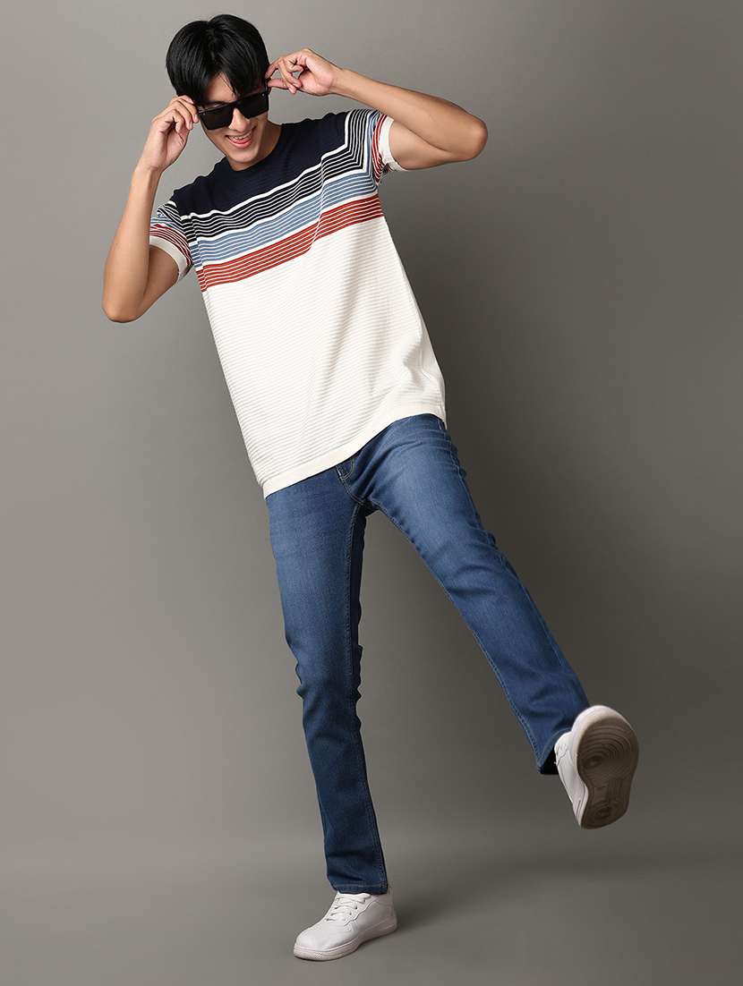 men washed mid rise full length jeans - 21230214 -  Standard Image - 5