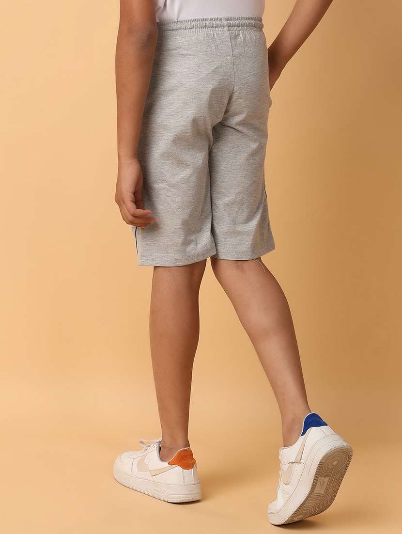 boys cotton solids three fourth shorts - 21230230 -  Standard Image - 3