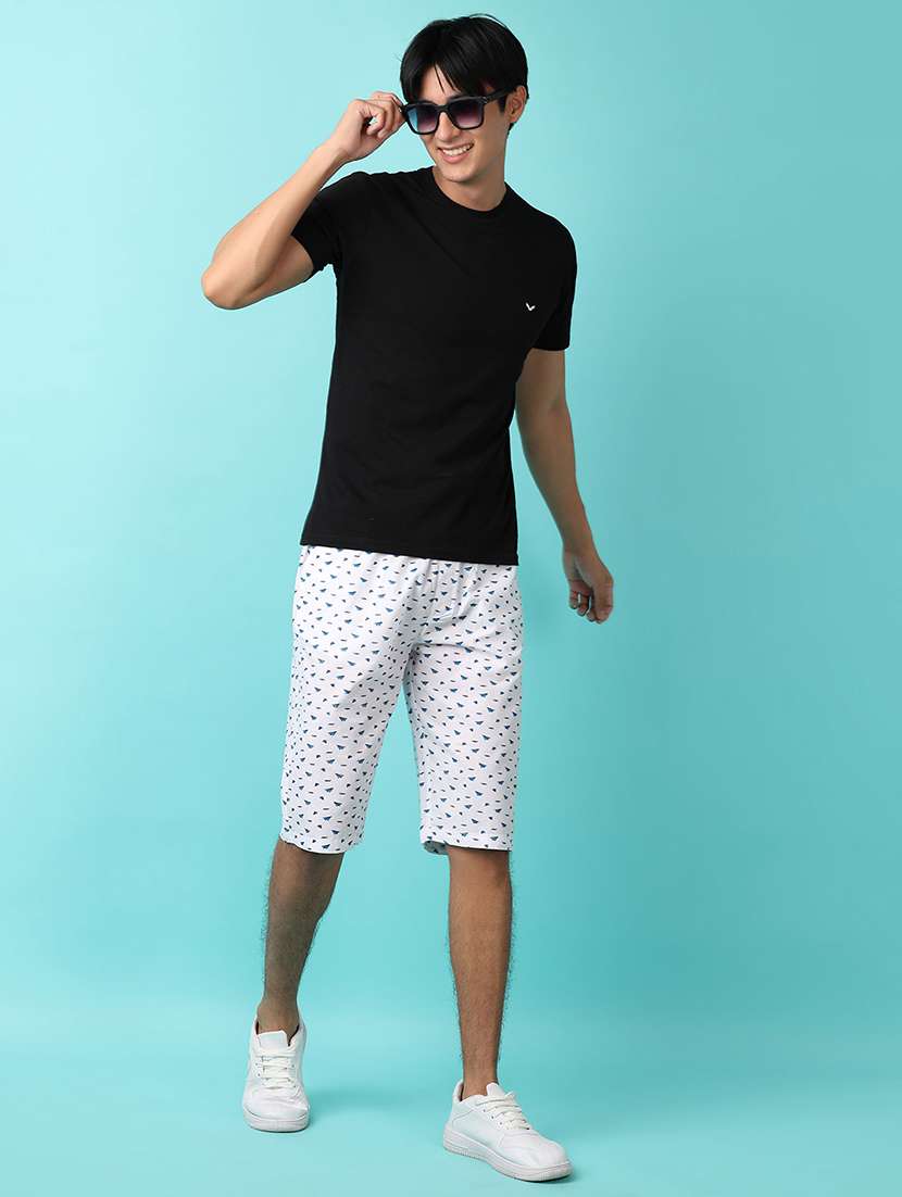 men mid rise printed three - fourth - 21230233 -  Standard Image - 5