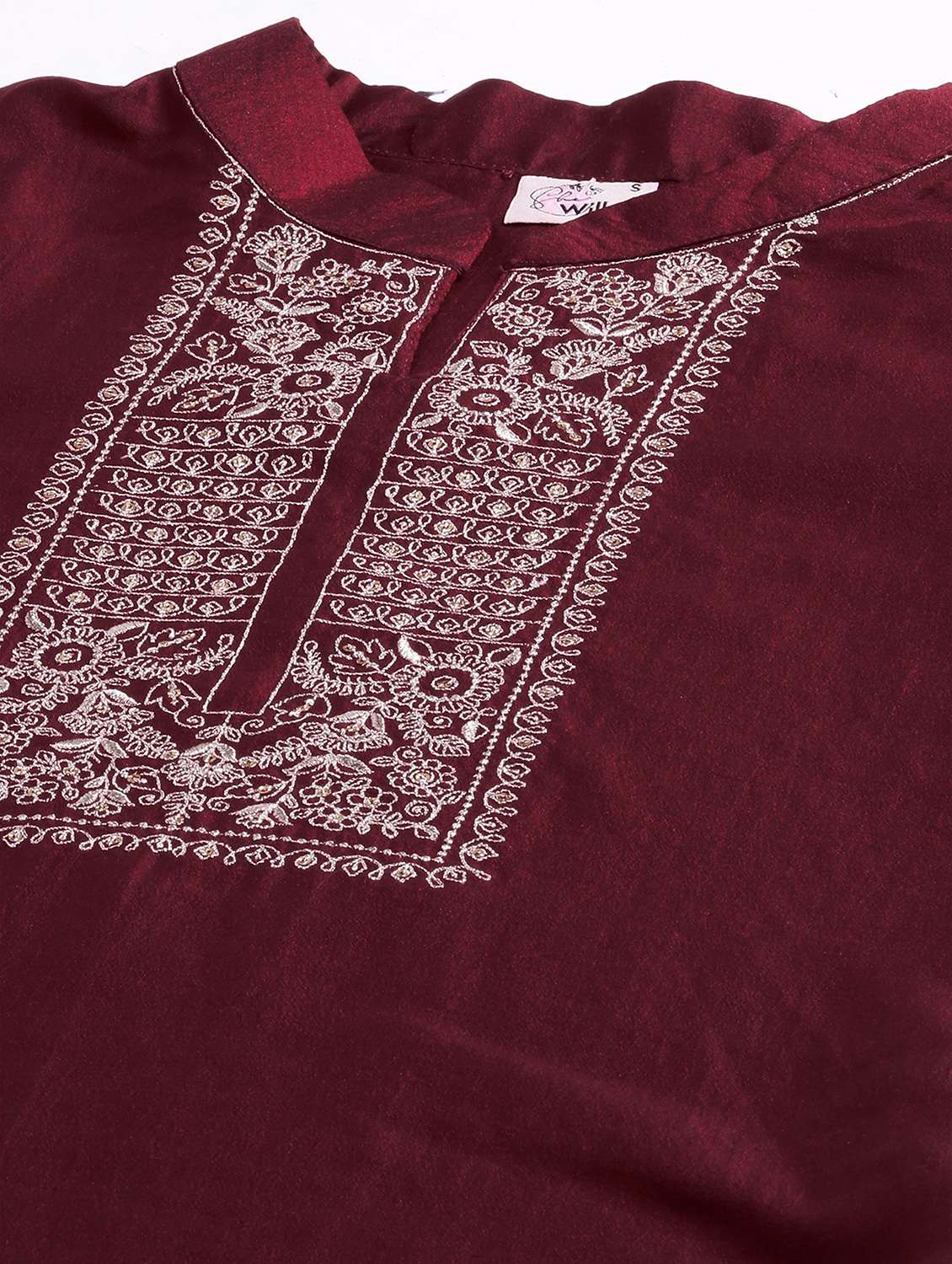 women round neck kurta pant set - 21230826 - Standard Image - 3