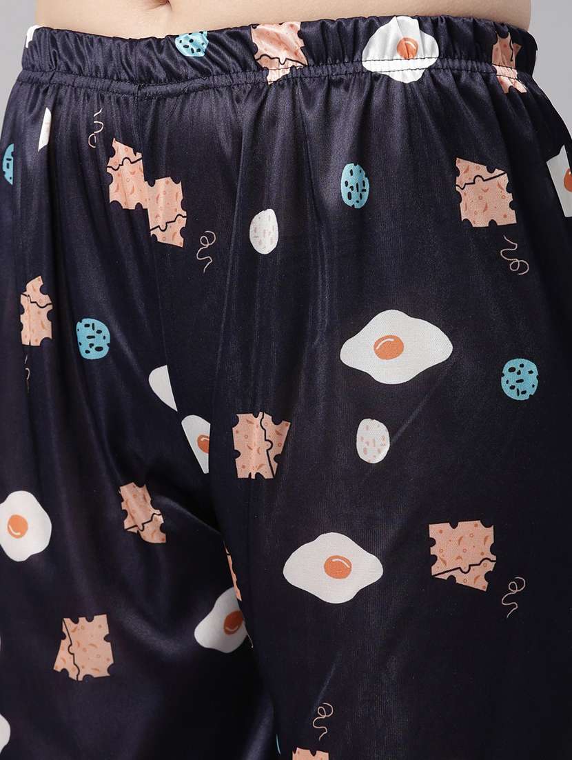 women printed shorts nightwear set - 21231263 - Standard Image - 5