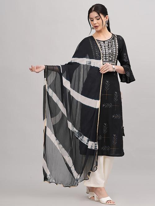women kurta palazzo set wit dupatta - 21232135 - Standard Image - 0