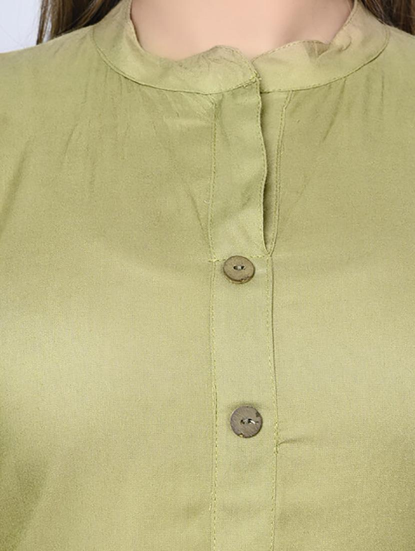 neo mint solid kurta palazzo set - 21232166 - Standard Image - 5