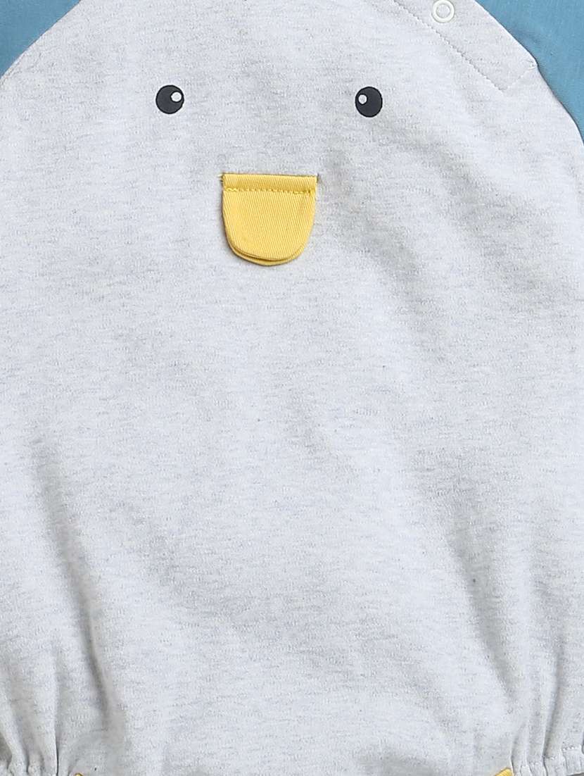 grey cotton onesie - 21232310 -  Standard Image - 3