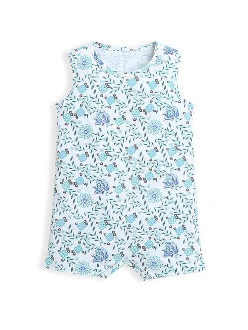 light blue cotton onesie